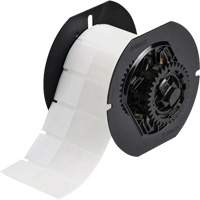 &eacute;tiquette autoplastifi&eacute;es pour fils et c&acirc;bles, Vinyle, 1" lo x 2,6" h, Incolore/blanc Northern Industrial Supply Inc.