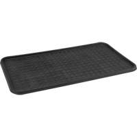 Boot Tray, Plastic, Black, 25" L x 14" W Northern Industrial Supply Inc.