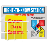 Basket-Style Aluminum Station, English, Binders Included Northern Industrial Supply Inc.