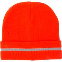 High Visibility Knit Hat with Reflective Stripe, High Visibility Orange, Acrylic Northern Industrial Supply Inc.