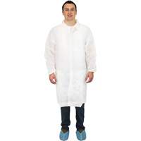 Lab Coat, Polypropylene, White, Large Northern Industrial Supply Inc.