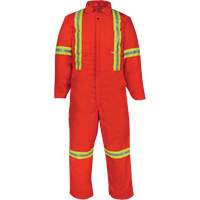 Deluxe Reflective Coveralls, 36, Orange Northern Industrial Supply Inc.