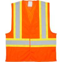 Veste de s&eacute;curit&eacute; pour la circulation, Orange haute visibilit&eacute;, Moyen, Polyester Northern Industrial Supply Inc.