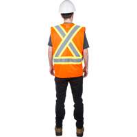 Veste de s&eacute;curit&eacute; pour la circulation, Orange haute visibilit&eacute;, Moyen, Polyester Northern Industrial Supply Inc.