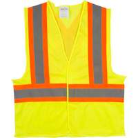Veste de s&eacute;curit&eacute; pour la circulation, Jaune lime haute visibilit&eacute;, Moyen, Polyester Northern Industrial Supply Inc.