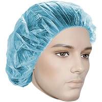 Bonnets bouffants, Polypropyl&egrave;ne, 18", Bleu Northern Industrial Supply Inc.