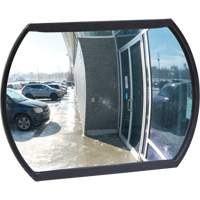 Roundtangular Convex Mirror with Bracket, 12" H x 18" W, Indoor/Outdoor Northern Industrial Supply Inc.