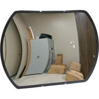 Roundtangular Convex Mirror with Bracket, 12" H x 18" W, Indoor/Outdoor Northern Industrial Supply Inc.