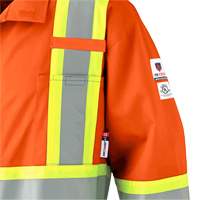 7702 FR Hi-Vis Safety Coveralls, Size 36, Orange Northern Industrial Supply Inc.