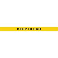 Marqueur robuste pour le sol Tough-Mark, Rectangle, 48" lo x 2" la, Jaune, Poly&eacute;thyl&egrave;ne Northern Industrial Supply Inc.