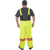 RZ1000 Rain Bib Pants, Polyester, Small, High Visibility Lime-Yellow Northern Industrial Supply Inc.