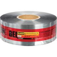 Ruban pour barri&egrave;res pour d&eacute;tection de services publics souterrains Scotch, Anglais, 3" la x 1000' lo, 5 mils, Noir/rouge Northern Industrial Supply Inc.