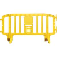 Movit Barricade, Interlocking, 78" L x 39" H, Yellow Northern Industrial Supply Inc.