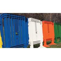 Minit Barricade, Interlocking, 49" L x 39" H, Green Northern Industrial Supply Inc.
