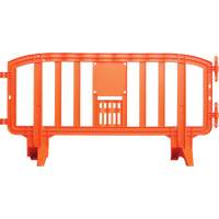 Movit Barricade, Interlocking, 78" L x 39" H, Orange Northern Industrial Supply Inc.