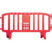 Movit Barricade, Interlocking, 78" L x 39" H, Red Northern Industrial Supply Inc.