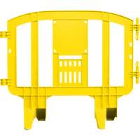 Minit Barricade, Interlocking, 49" L x 39" H, Yellow Northern Industrial Supply Inc.