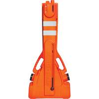 Barricade Multi-Gate, 43" h x 90" lo, Orange Northern Industrial Supply Inc.