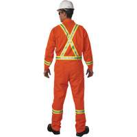 Combinaison non doubl&eacute;e haute visibilit&eacute;, Taille Petit, Orange Northern Industrial Supply Inc.
