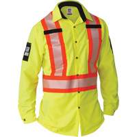 Ripstop High-Visibility Long Sleeve Shirt, Polyester, 2X-Large (Tall), High Visibility Lime-Yellow Northern Industrial Supply Inc.