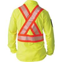 Ripstop High-Visibility Long Sleeve Shirt, Polyester, 2X-Large (Tall), High Visibility Lime-Yellow Northern Industrial Supply Inc.