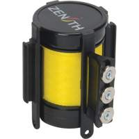 Cassette de ruban magn&eacute;tique pour barri&egrave;re de contr&ocirc;le des foules personnalis&eacute;e, 12', Ruban Jaune Northern Industrial Supply Inc.