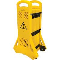 Portable Mobile Barrier, 40" H x 13' L, Yellow Northern Industrial Supply Inc.