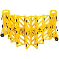 Portable Mobile Barrier, 40" H x 13' L, Yellow Northern Industrial Supply Inc.