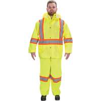 RZ1000 Rain Suit, Polyester, Small, High Visibility Lime-Yellow Northern Industrial Supply Inc.
