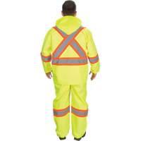 RZ1000 Rain Suit, Polyester, Small, High Visibility Lime-Yellow Northern Industrial Supply Inc.