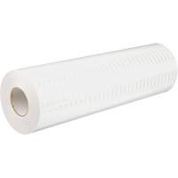 Feuille de rev&ecirc;tement de barricade prismatique de qualit&eacute; &agrave; haute intensit&eacute;, 2" la x 150' lo, 19 mils, Blanc Northern Industrial Supply Inc.