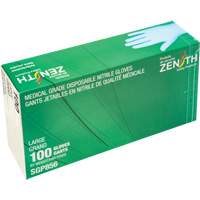Puncture-Resistant Medical-Grade Disposable Gloves, Large, Nitrile, 3.5-mil, Powder-Free, Blue, Class 2 Northern Industrial Supply Inc.