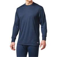 FR Base Layer Long Sleeve T-Shirt, Small, Navy Blue Northern Industrial Supply Inc.