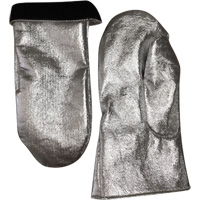 Mitaine de soudage r&eacute;sistant &agrave; la chaleur, Carbone aluminis&eacute;/Cuir, Taille unique, Prot&egrave;ge jusqu'&agrave; 800° F (426.66° C) Northern Industrial Supply Inc.