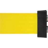 Barri&egrave;re &agrave; fixation murale avec ruban magn&eacute;tique, Acier, Fixation par vis, 7', Ruban Jaune Northern Industrial Supply Inc.