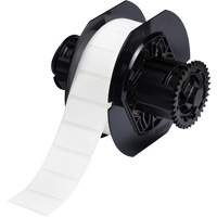 &eacute;tiquettes en tissu avec rev&ecirc;tement en polyamide B33, Nylon, 1,5" lo x 0,75" h, Blanc Northern Industrial Supply Inc.