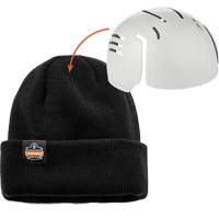 N-Ferno&reg; Zippered Rib Knit Beanie Hat with Bump Cap Insert, One Size, Black Northern Industrial Supply Inc.