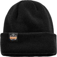 N-Ferno&reg; Zippered Rib Knit Beanie Hat, One Size, Black Northern Industrial Supply Inc.