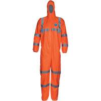 Combinaison haute visibilit&eacute; avec capuchon, Petit, Orange, Tyvek 500 Northern Industrial Supply Inc.