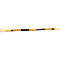 Retractable Cone Bar, 7'2" Extended Length, Black/Yellow Northern Industrial Supply Inc.