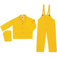 Ensemble imperm&eacute;able de s&eacute;rie classique, Polyester/PVC, Grand, Jaune Northern Industrial Supply Inc.