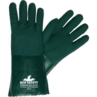 Chemical Resistant Gloves, Size Large, 14" L, PVC, Jersey Inner Lining Northern Industrial Supply Inc.