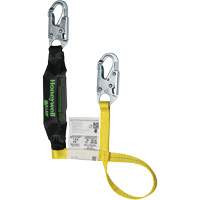 Miller&reg; HP Shock-Absorbing Lanyard, 4', Locking Snap Hook Center, Locking Snap Hook Leg Ends, Polyester Northern Industrial Supply Inc.