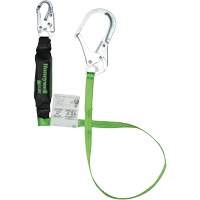 Miller&reg; HP Shock-Absorbing Lanyard, 6', Scaffold Hook Center, Locking Snap Hook Leg Ends, Polyester Northern Industrial Supply Inc.