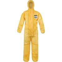 ChemMax&reg; 1 Coveralls, Polyethylene/Polypropylene, 4X-Large, Yellow Northern Industrial Supply Inc.