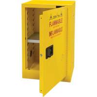 Flammable Storage Cabinet, 12 gal., 1 Door, 23" W x 35" H x 18" D Northern Industrial Supply Inc.