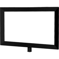 Porte-enseigne horizontal robuste pour montant classique, Noir Northern Industrial Supply Inc.