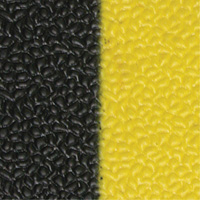 Tapis antifatigue Airsoft, Rugueux, 3' x 5' x 3/8", Noir/Jaune, &eacute;ponge en PVC Northern Industrial Supply Inc.