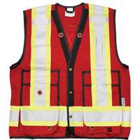Open Road&reg; Surveyor Vest, Red, Large, Polyester Northern Industrial Supply Inc.