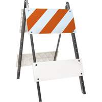 Prismatic Barricade, Folding, 24" L x 45" H, Orange/White Northern Industrial Supply Inc.